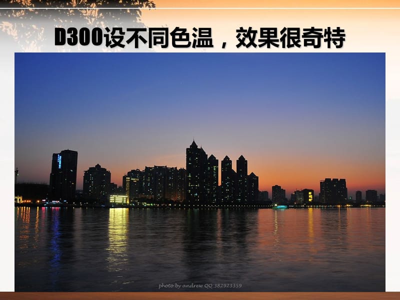 D300设不同色温，效果很奇特.ppt_第2页