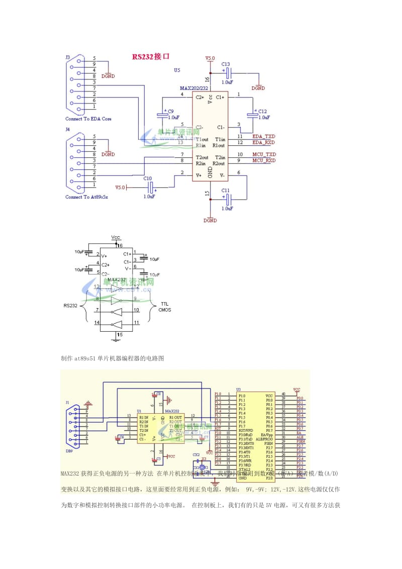 40 RS232标准串口设计的单电源电平转换芯片_MAX232_中文资料及应用.doc_第2页