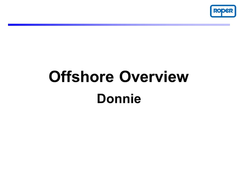 【机械制造】Offshore.ppt_第1页