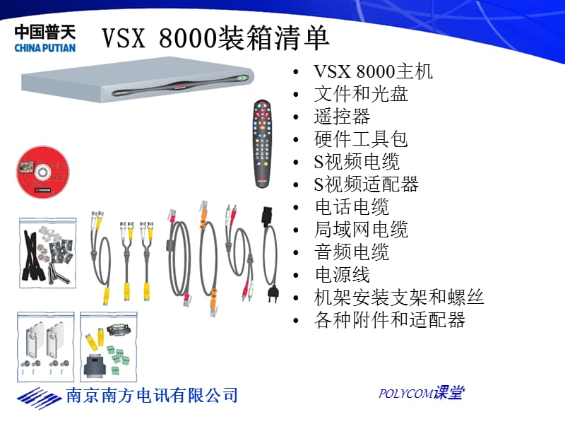 中国普天POLYCOM培训-VSX视频终端安装和操作介绍.ppt_第3页