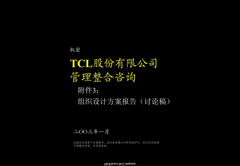 【管理精品】麦肯锡TCL股份组织结构设计方案.ppt_第1页