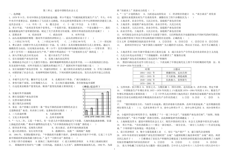建设中国特色社会主义练习题.doc_第1页