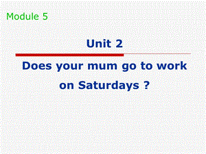 《Unit2DoesyourmumgotoworkonSaturdays》ppt课件5.ppt