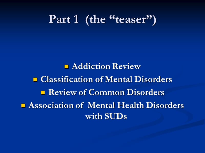 Pharmacological Issues in Treatment of Co-Occurring Disorders在共同发生的疾病的治疗药物的问题.ppt_第2页