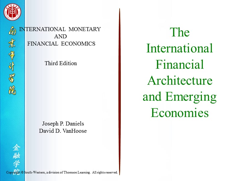 2019国际金融课件（约瑟夫 P.丹尼尔斯）.ppt_第1页