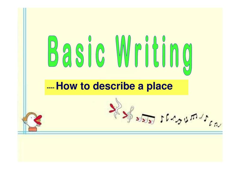 高中英语基础写作训练Basic writing.ppt_第1页