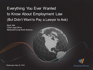 漂亮实用ppt模板：你想了解的有关法律的一切Everything You Ever Wanted to Know About Employment Law【国外优秀商务ppt模板】.ppt