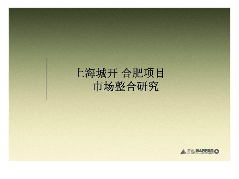 上海城开合肥项目市场整合研究&amp营销策略报告.ppt_第2页