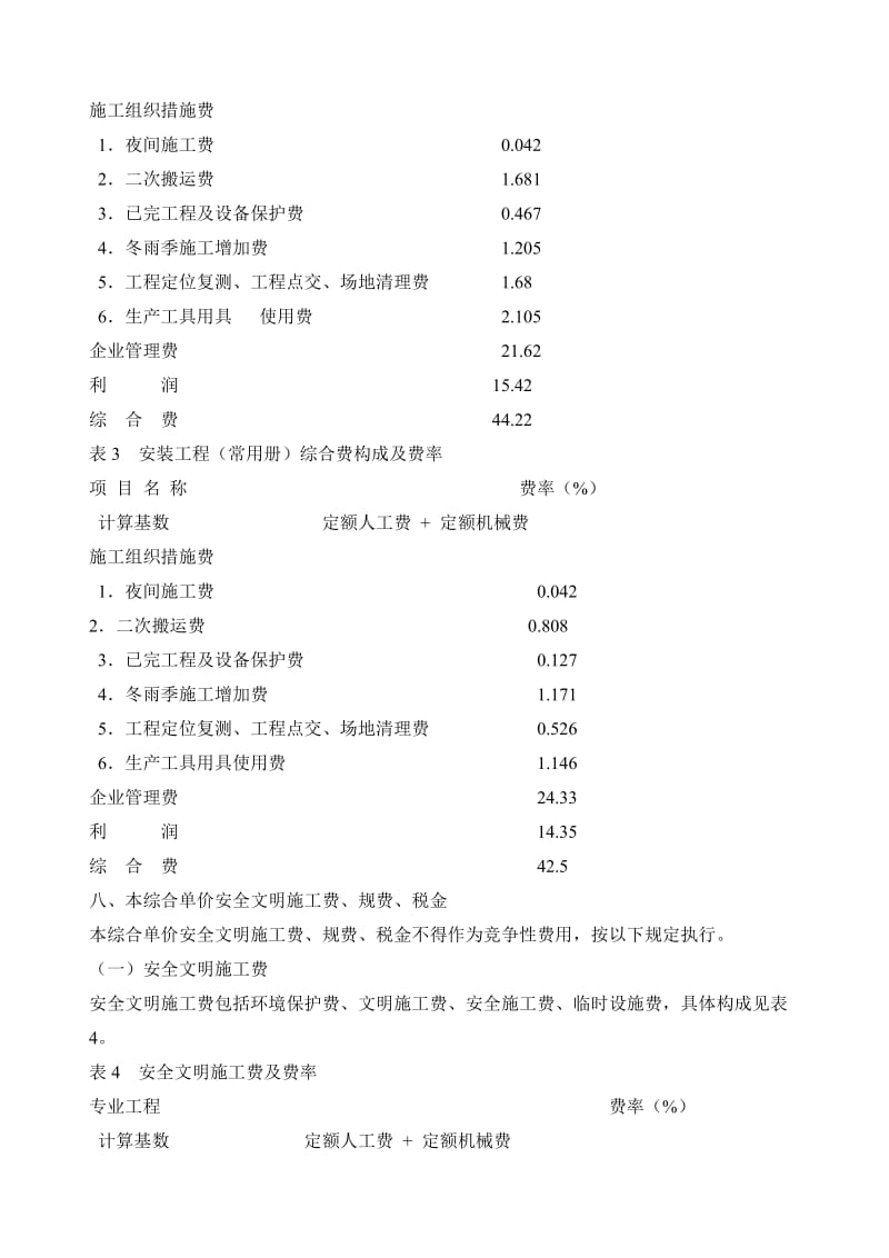 安徽省建筑工程计价定额综合单价2009总说明及费用定额.doc_第3页