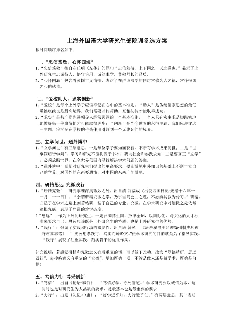 上海外国语大学研究生部院训备选方案.doc_第1页