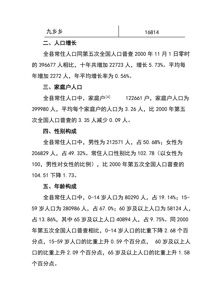 宜良县第六次全国人口普查主要数据公报.doc_第2页