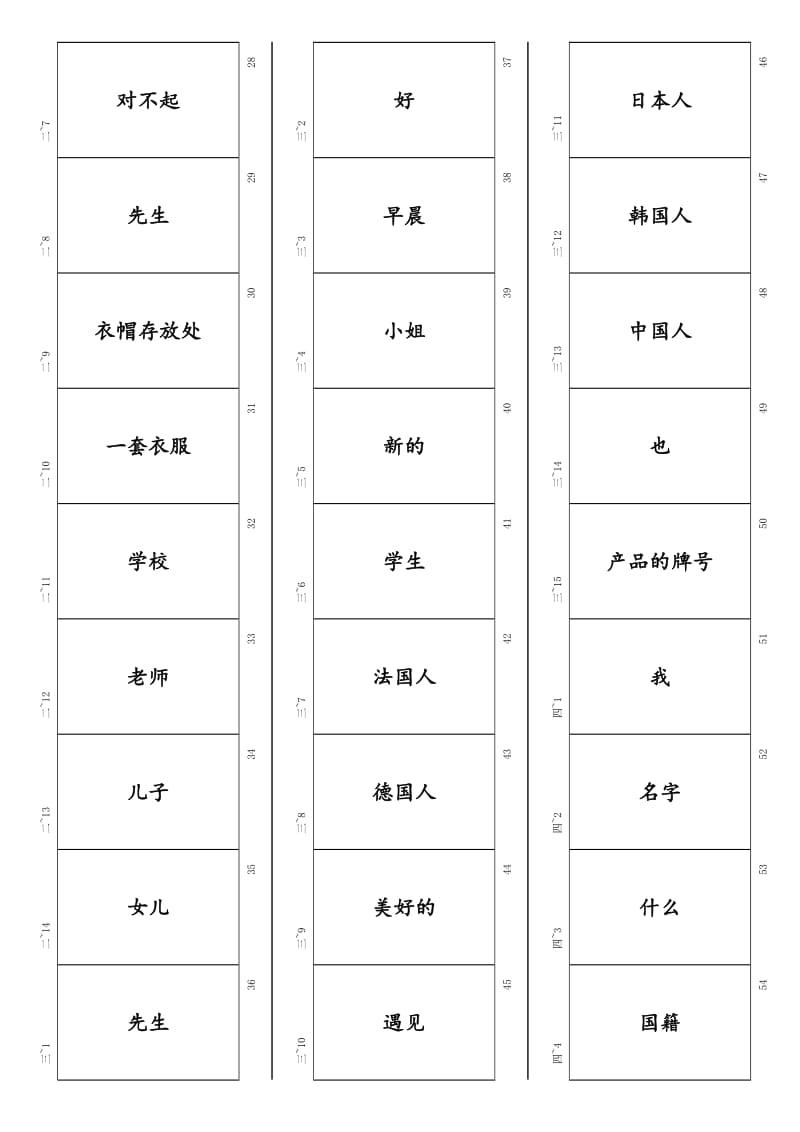 新概念英语第一册卡片背面中文.doc_第2页