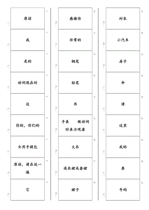 新概念英语第一册卡片背面中文.doc