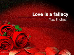 现代大学英语精说读5 Lesson 5 love is a fallacy.ppt