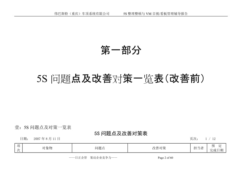 重庆伟巴斯特5S与VM辅导综合报告0.doc_第2页