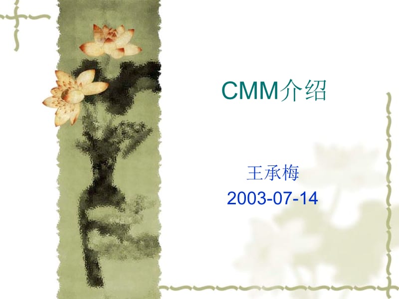 培训-CMM测试.ppt_第1页