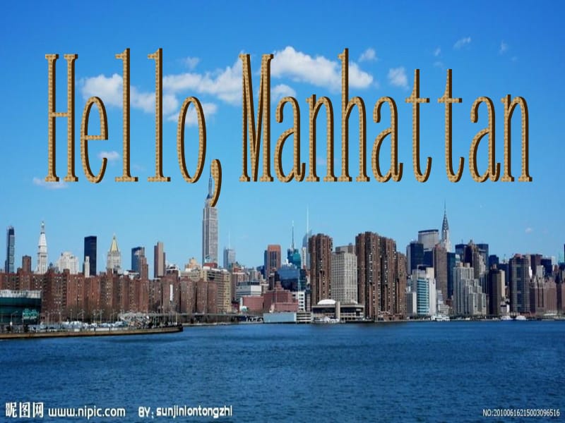 曼哈顿Manhattan英文介绍.ppt_第1页