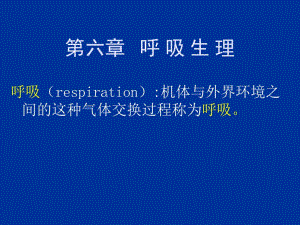 动物生理学呼吸生理 (2).ppt