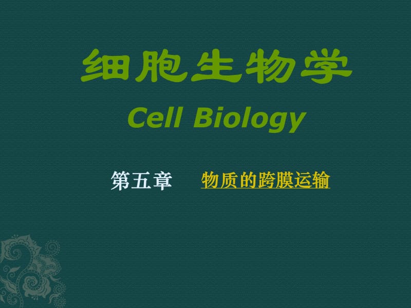细胞生物学第五章.ppt_第1页