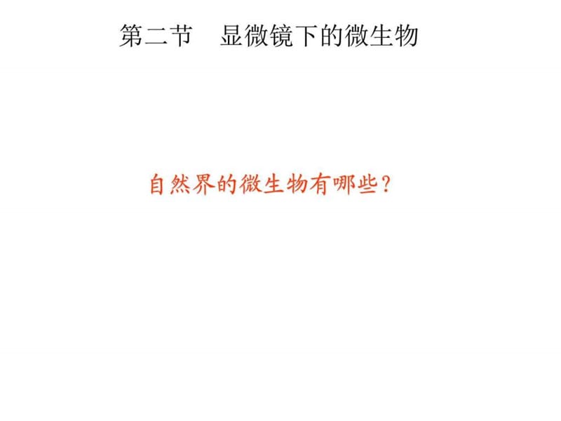 上海高考生物复习会考显微镜下的微生物.ppt.ppt_第1页