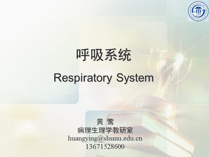 《呼吸系统教学资料》呼吸系统绪论2016-9-14.ppt_第1页