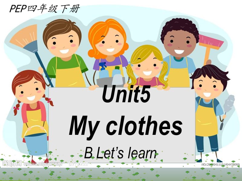 小学英语四年级下册Unit 5 My clothes B Lets learn课件.ppt_第1页