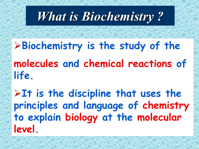 生物化学（英文版）biochemistry-chapter 1英文1.ppt_第2页