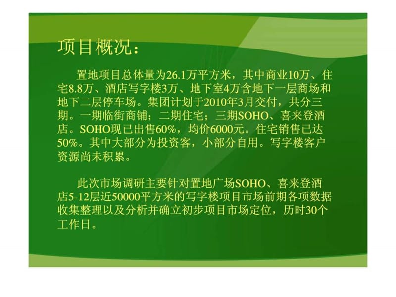 郑州市商务写字楼市场调研报告-项目分析及市场定位.ppt_第2页