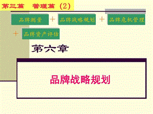 品牌营销之品牌战略规划.ppt.ppt