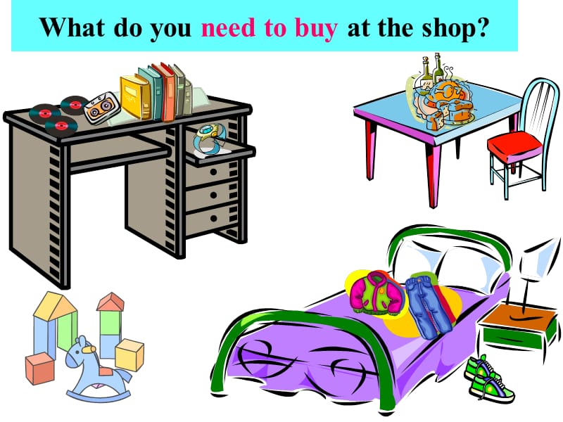 上海版牛津初中英语课件7B What do you need to buy at the shop.ppt_第1页