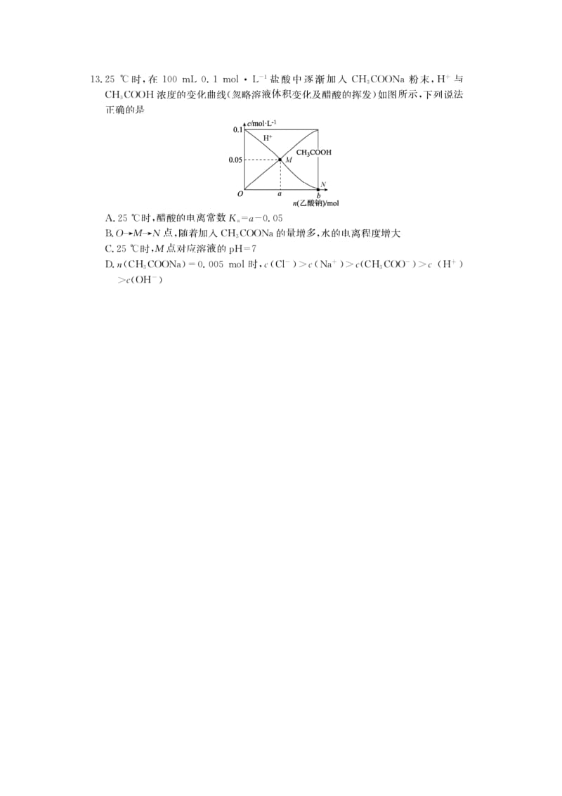 （衡水金卷四川版）2019年普通高等学校招生全国统一考试模拟（一）理科综合化学试题（扫描版）.doc_第3页