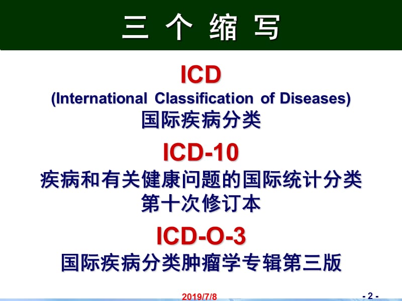 北京协和医院世界卫生组织 董景五 国际疾病分类ICD-10及ICD-O-3简介.ppt_第2页