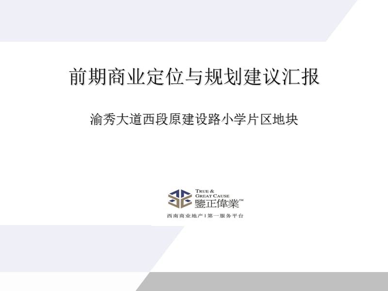 重庆渝秀大道西段商业项目前期定位与规划建议（63页）.ppt_第2页
