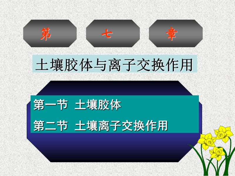 土壤胶体与离子交换作用.ppt_第1页