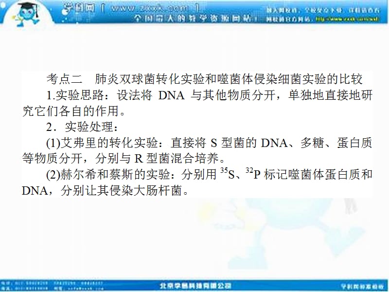 2013届高考新课标生物一轮复习课件：2.3.1DNA是主要的遗传物质.ppt_第3页