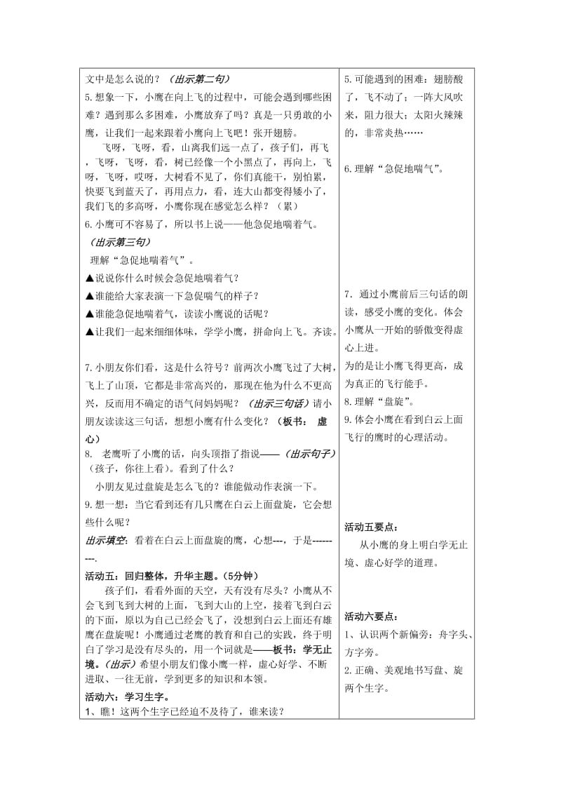 2019年小鹰学飞教案精品教育.doc_第3页