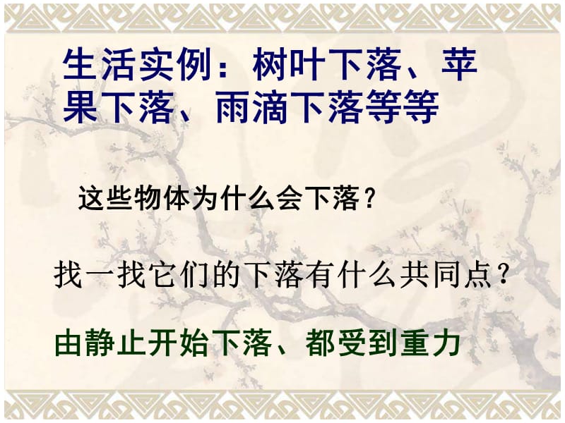 2019年高一物理自由落体运动1精品教育.ppt_第3页