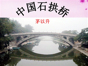 2015-2016学年八年级语文上册 11 中国石拱桥课件3 （新版）新人教版.ppt