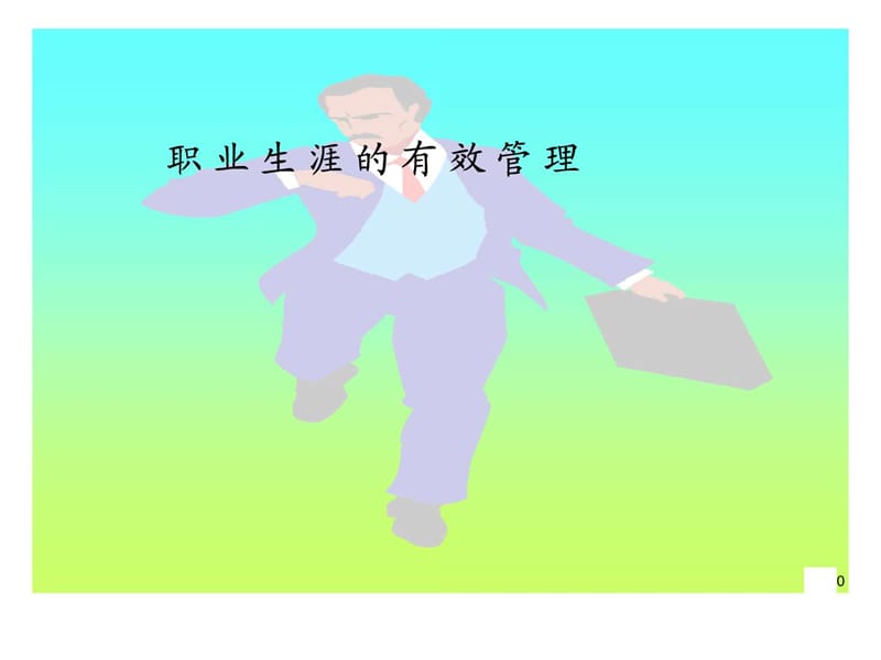 《职业的有效管理》PPT课件.ppt_第1页