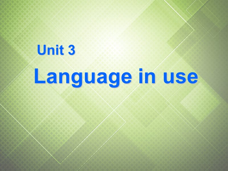 2013年九年级英语下册 Module 6 Look after yourself Unit 3 Language in use课件 外研版.ppt_第2页