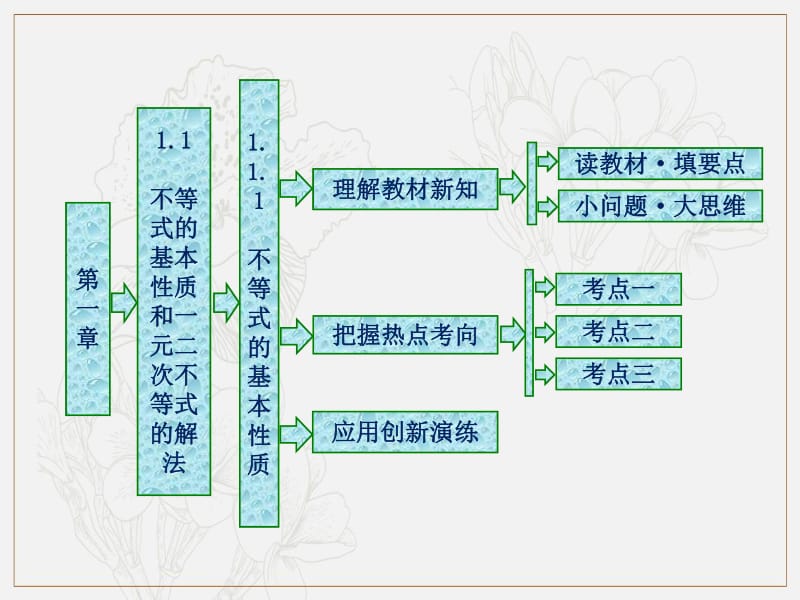 2018-2019学年高二数学人教B版选修4-5课件：第一章 1．1 1．1.1　不等式的基本性质 .pdf_第1页