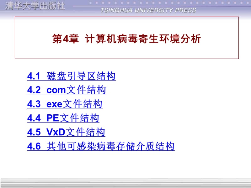 第4章计算机病毒寄生环境分析.ppt_第1页