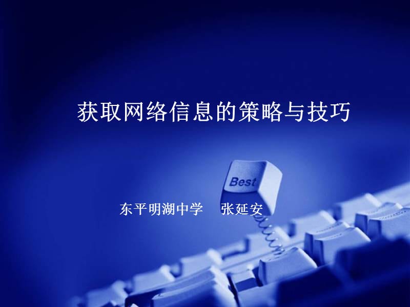 网络获取信息的工具.ppt_第1页