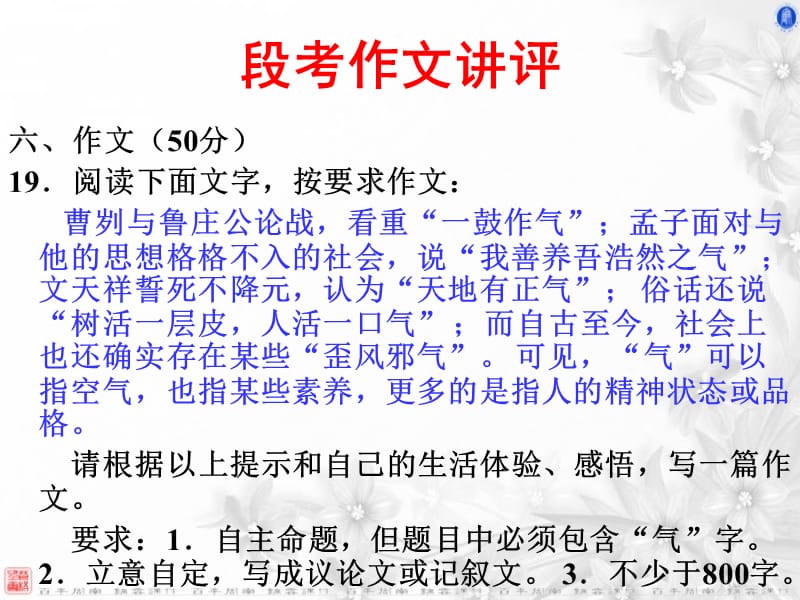 学习选取立论的角度作文讲评2011hu.ppt_第2页