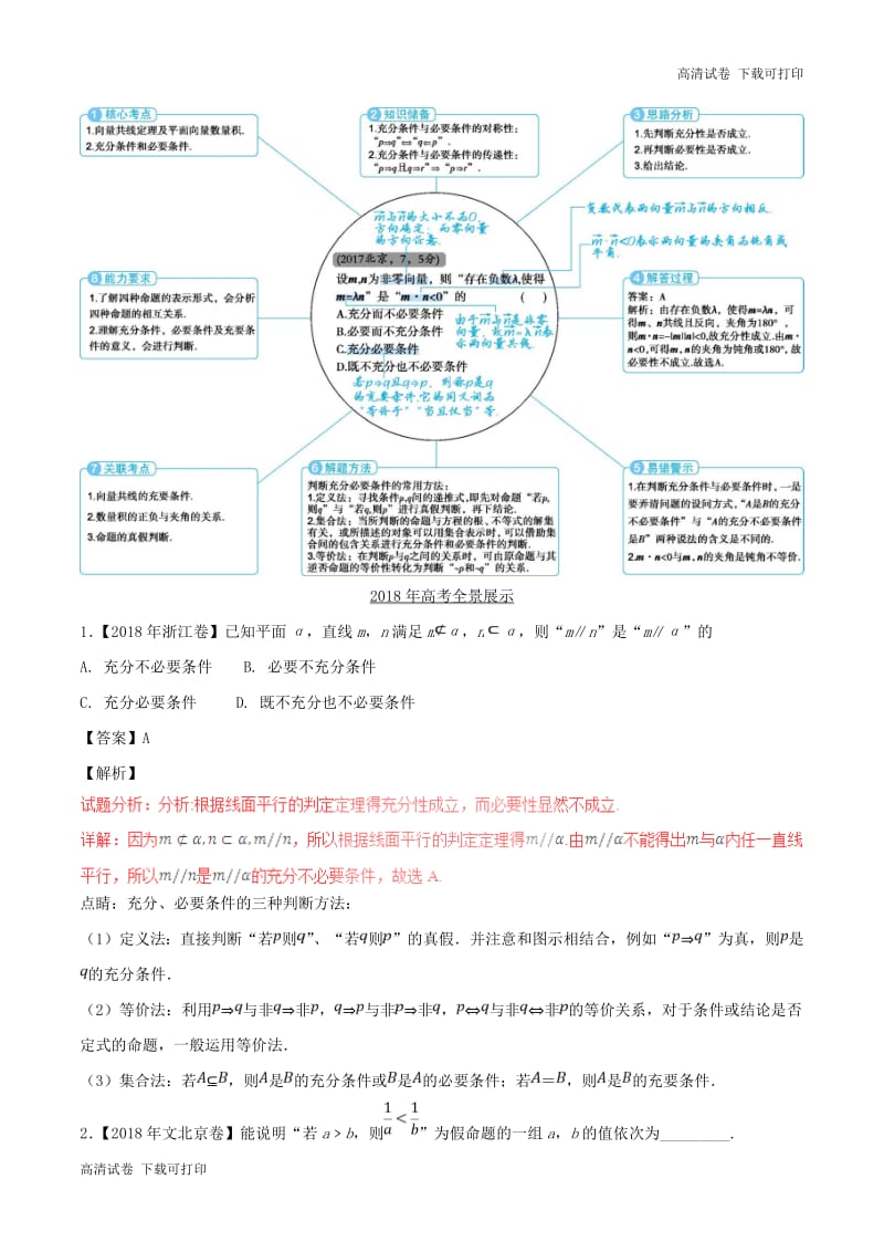 三年高考2016_2018高考数学试题分项版解析专题02常用逻辑用语文含解析44.pdf_第2页