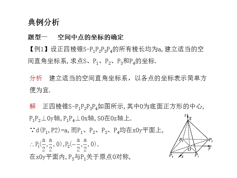 2011年高考数学总复习精品课件（苏教版）：第十单元第六节 空间直角坐标系.ppt_第3页