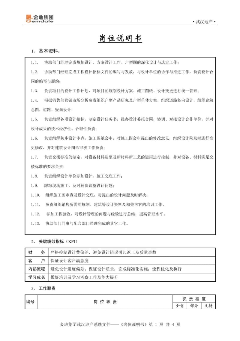 岗位说明书-资深建筑设计师.pdf_第1页