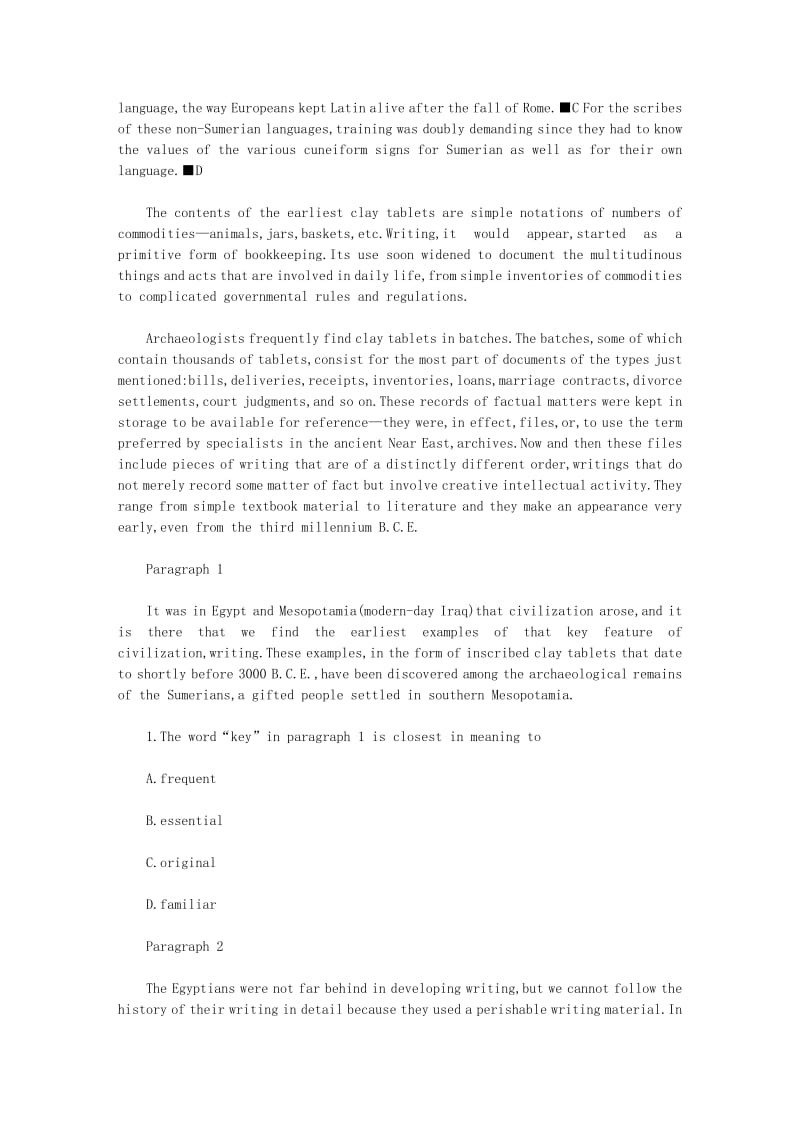 托福TPO46阅读Passage1原文文本+题目+答案解析.pdf_第2页