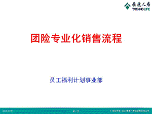 团险专业化销售训练.ppt