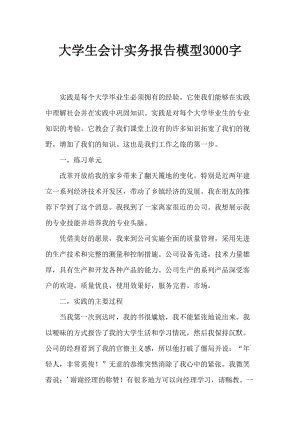 大学生会计实习报告范文3000字.doc